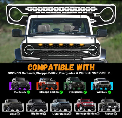 Maiker Front RGB Grille Light 2021 - 2024 Ford Bronco