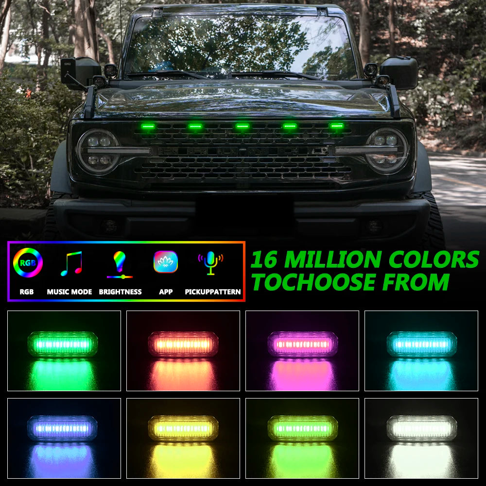 Maiker Front RGB Grille Light 2021 - 2024 Ford Bronco