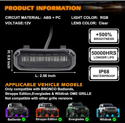 Fits all 021-2025 Ford Broncos